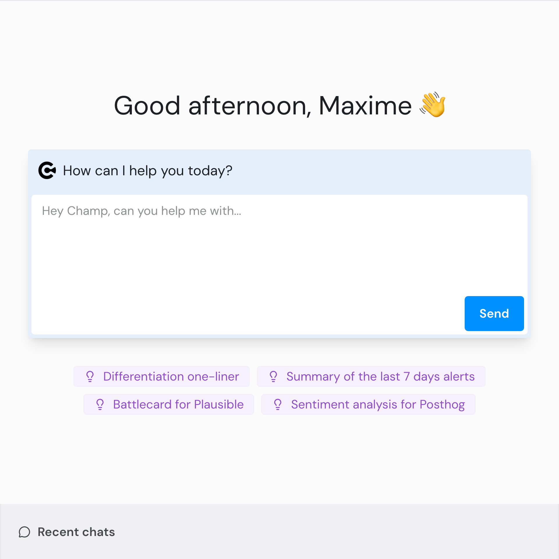 Your Personal Competitive Intelligence Analyst