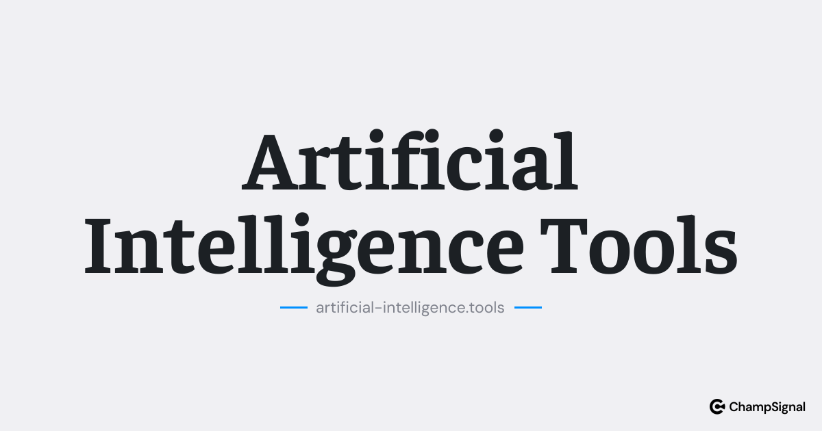 Artificial Intelligence Tools image