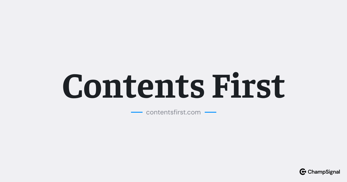 Contents First image