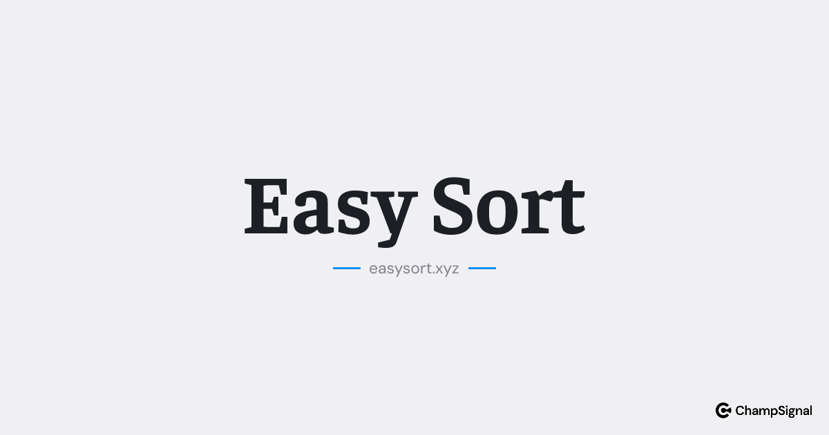 Easy Sort image