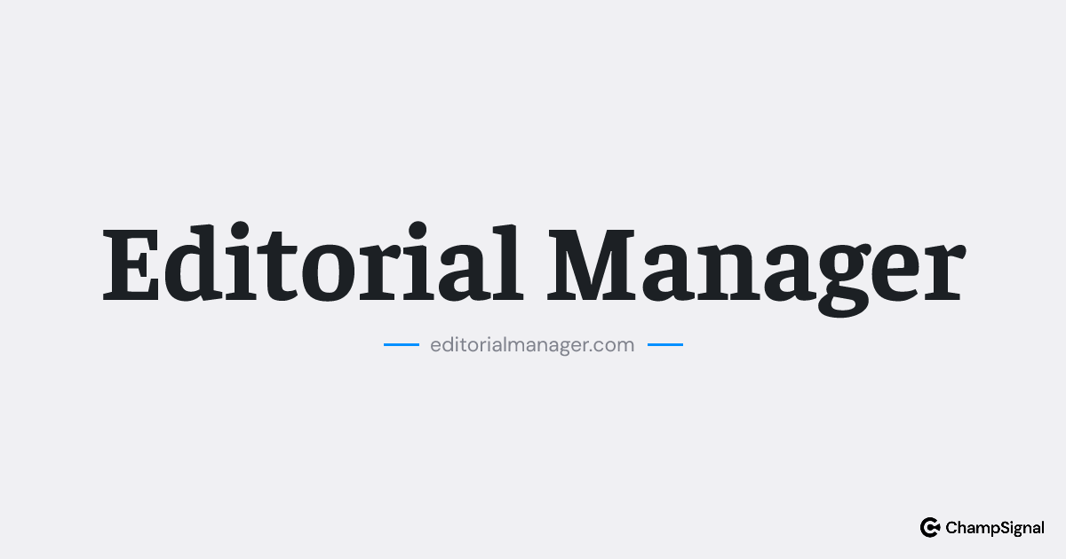 Editorial Manager image