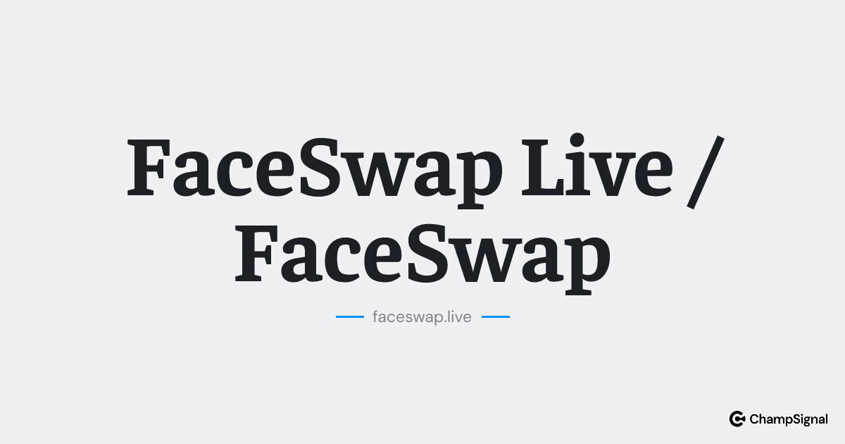 FaceSwap Live / FaceSwap image