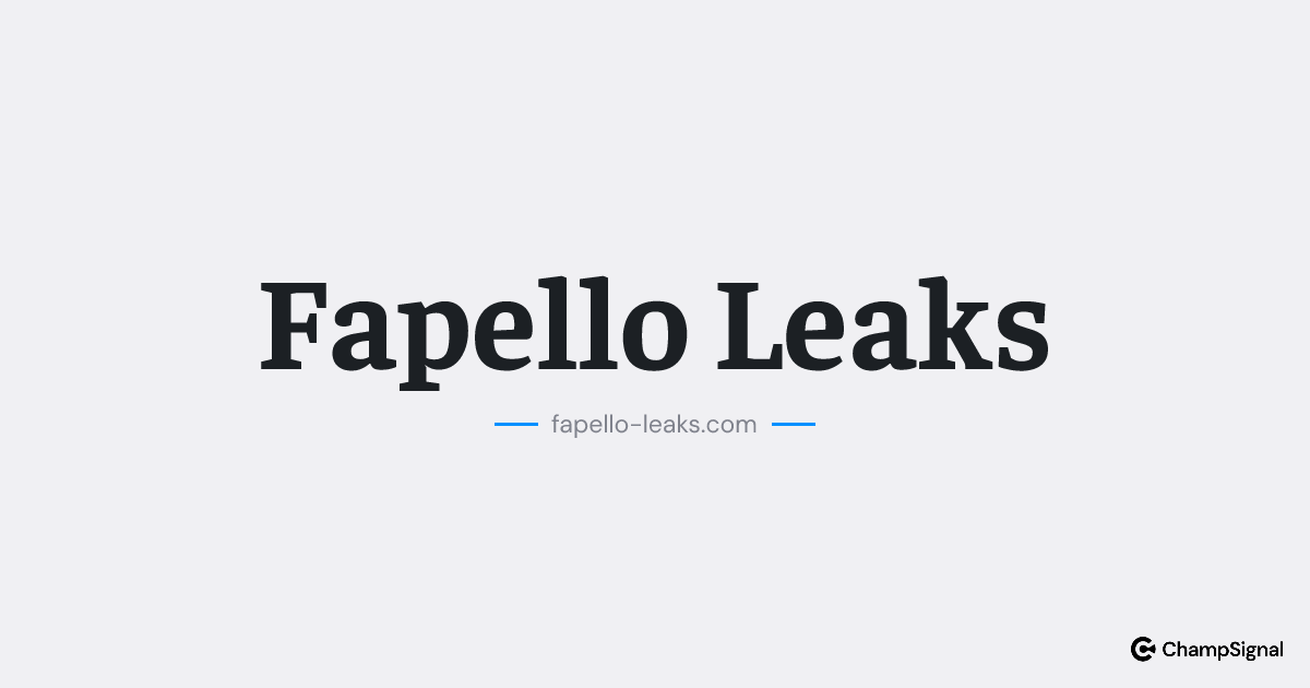 Fapello Leaks image