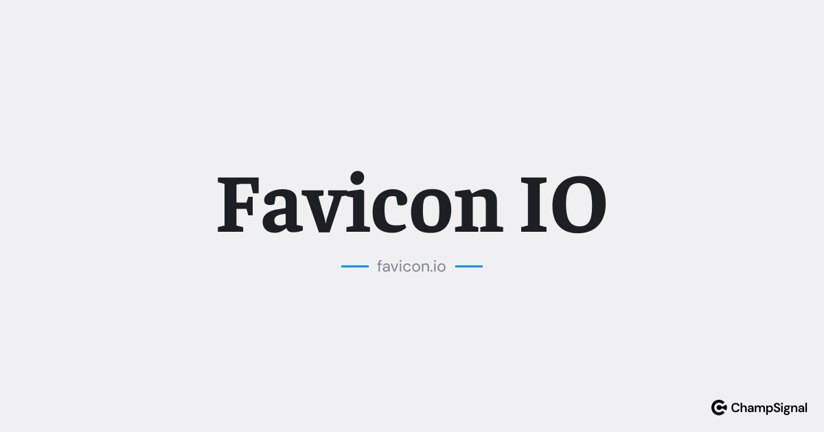Favicon IO image
