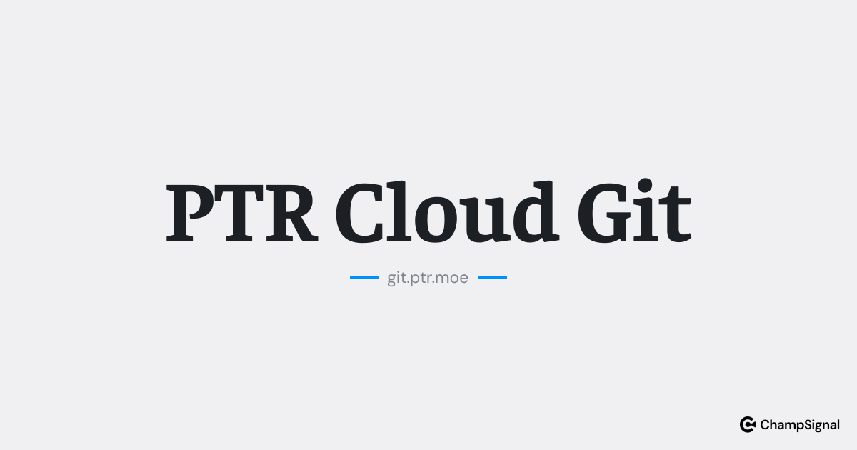 PTR Cloud Git image