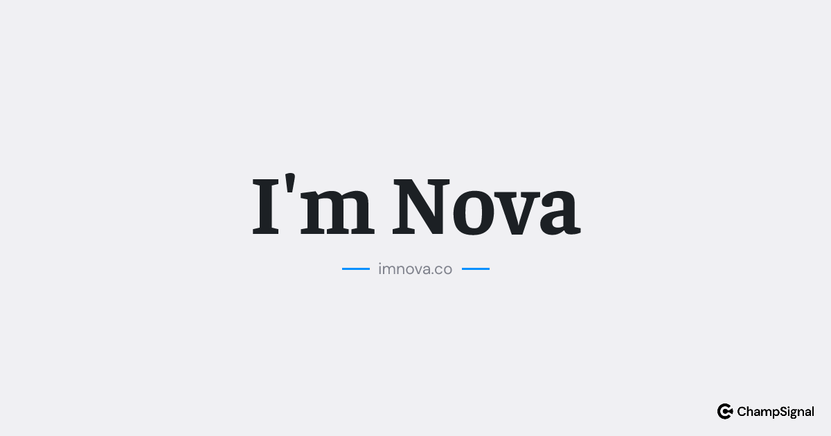 I'm Nova image