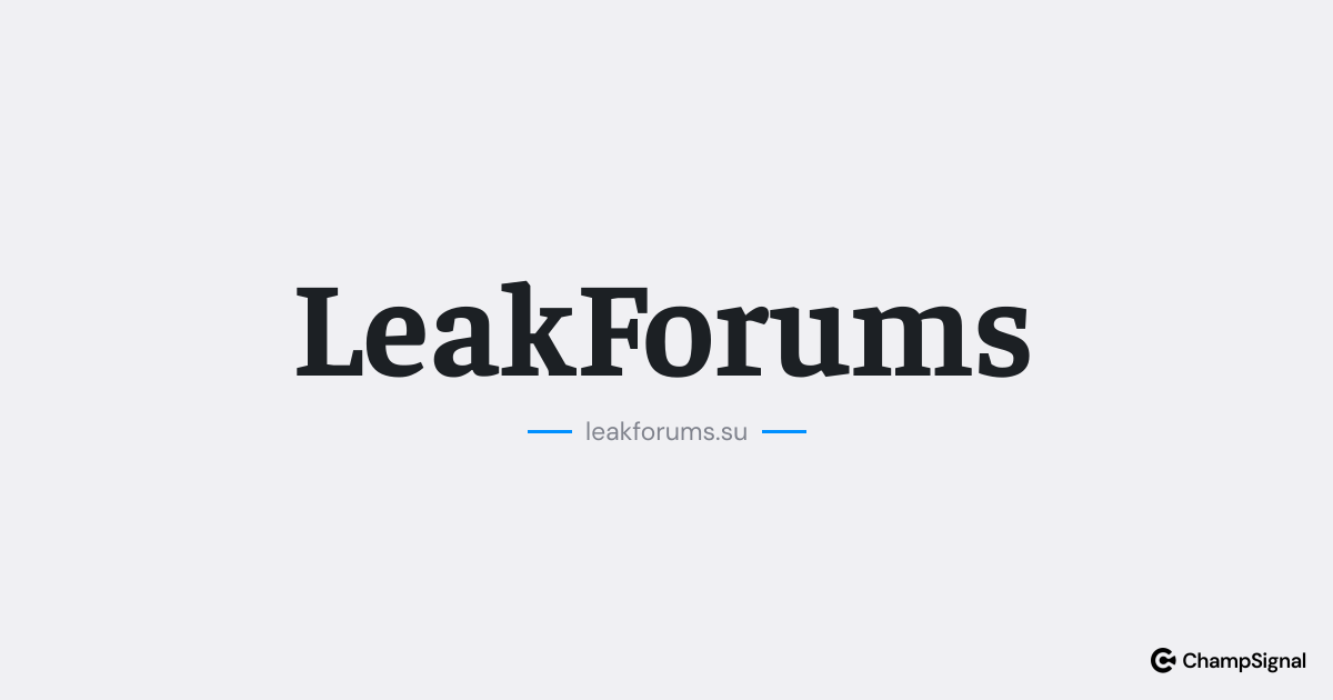 LeakForums image