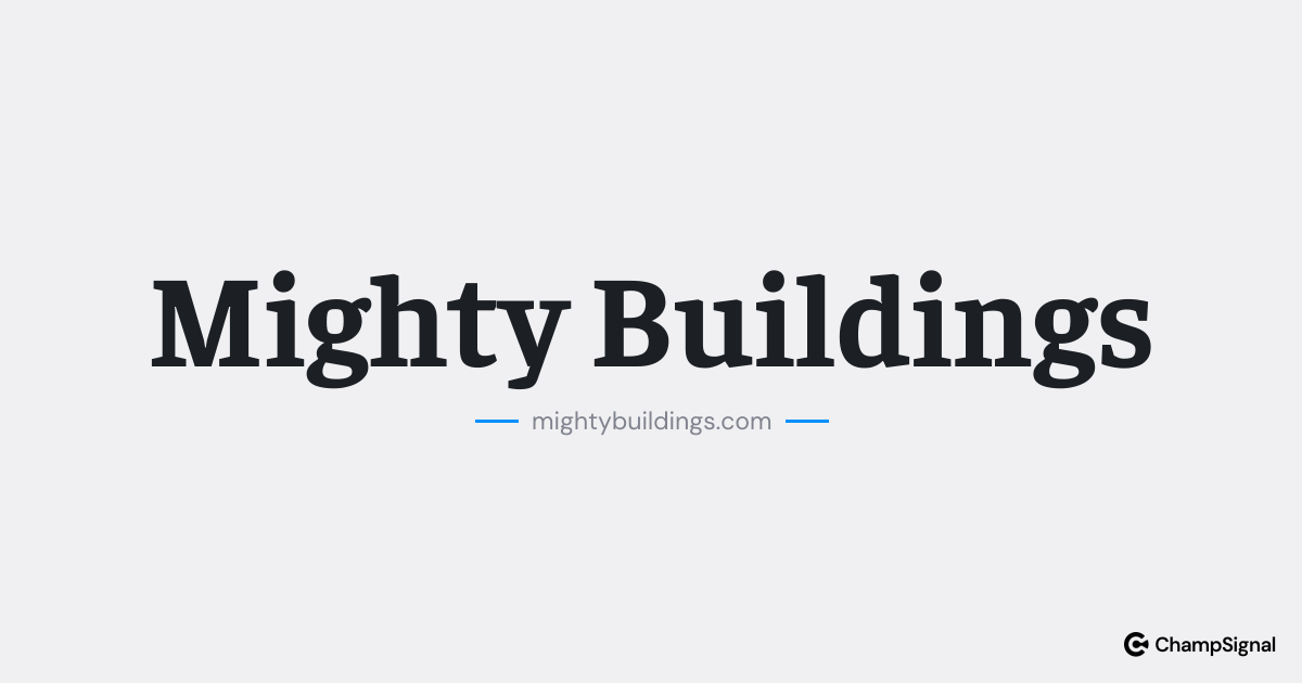 Mighty Buildings image