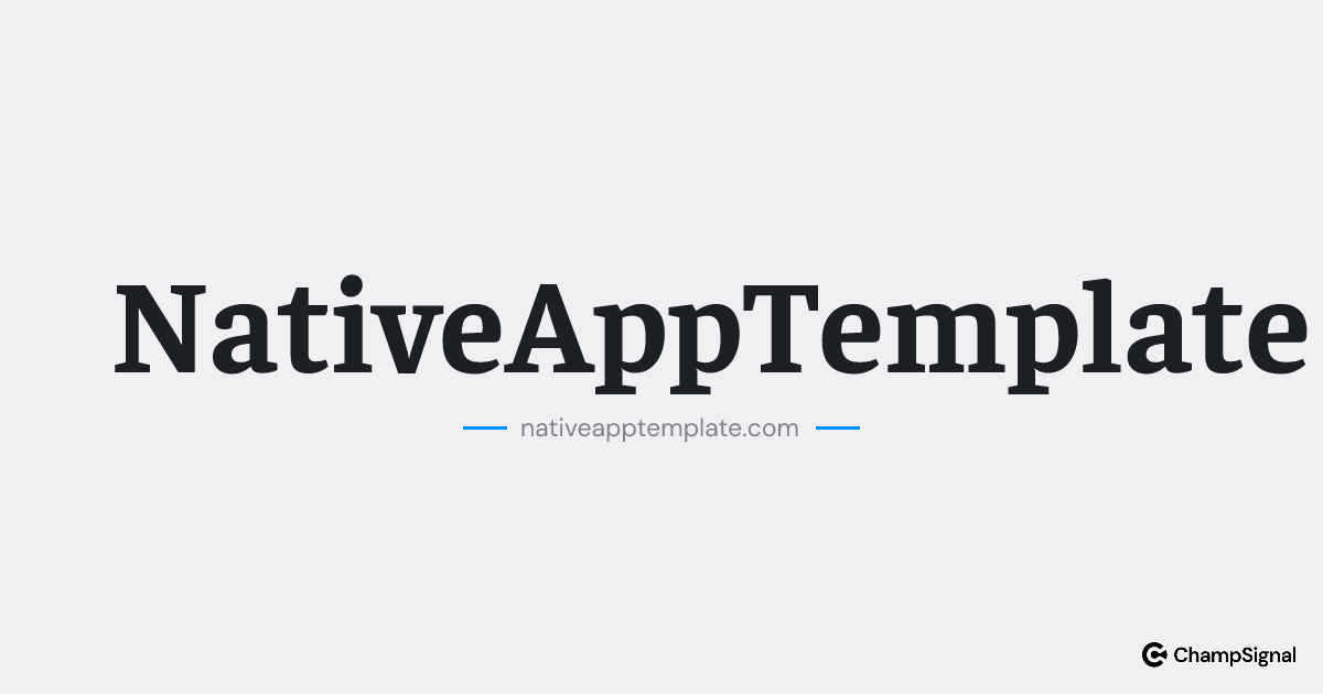 NativeAppTemplate image