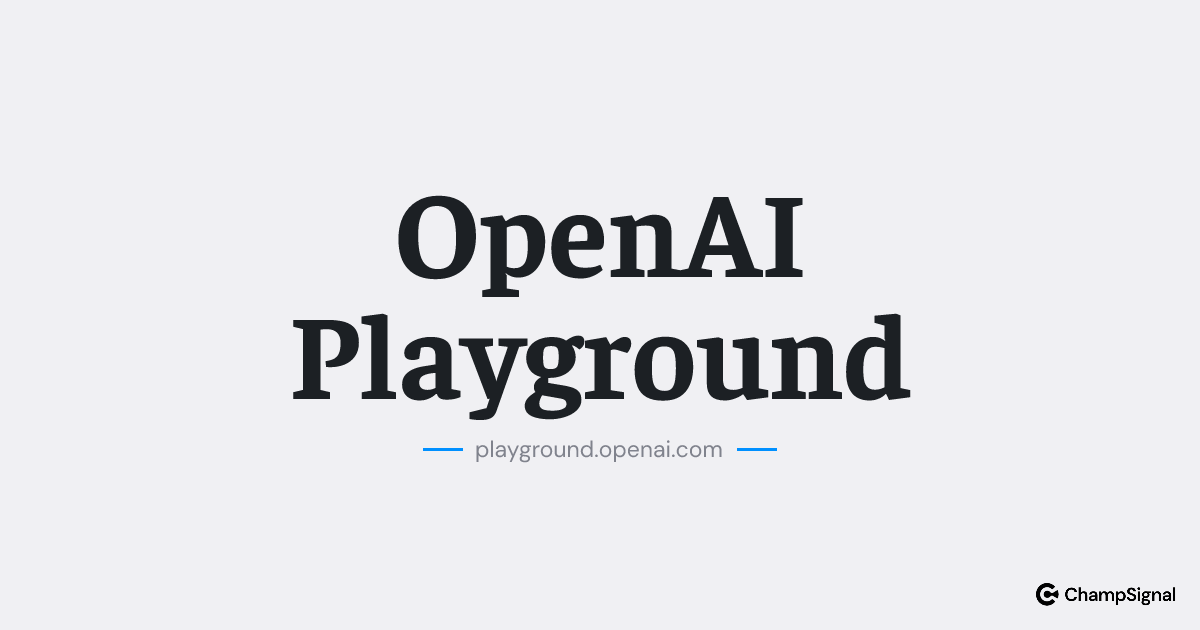 OpenAI Playground image