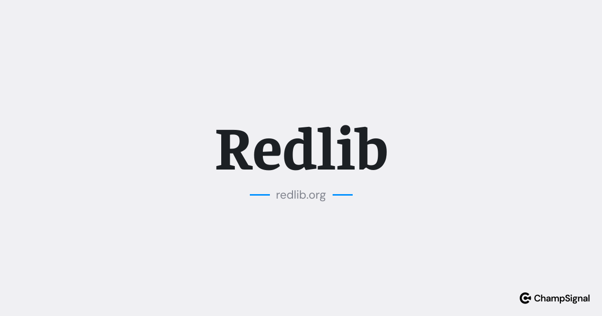 Redlib image