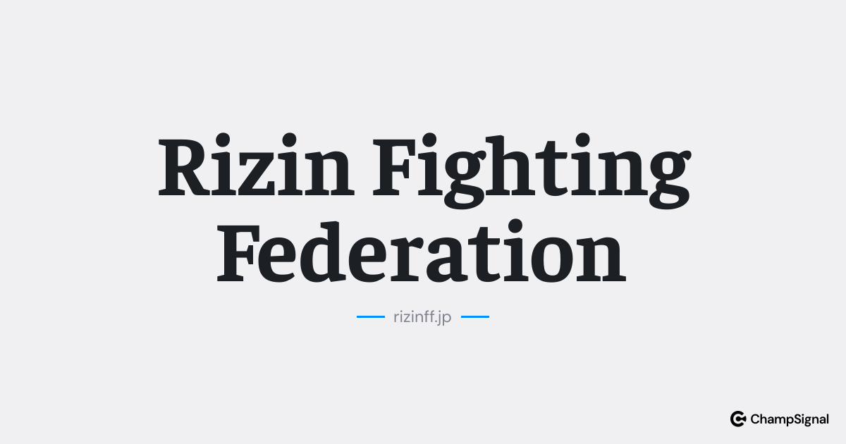 Rizin Fighting Federation image