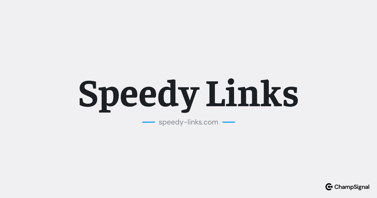 Speedy Links image