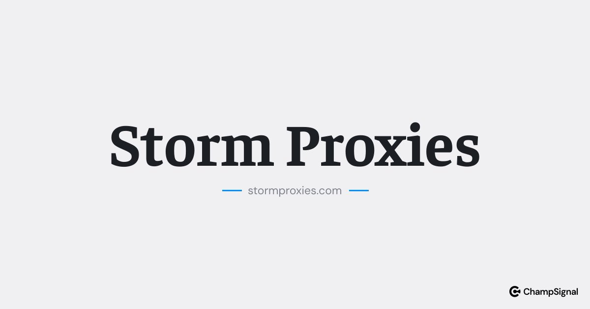 Storm Proxies image