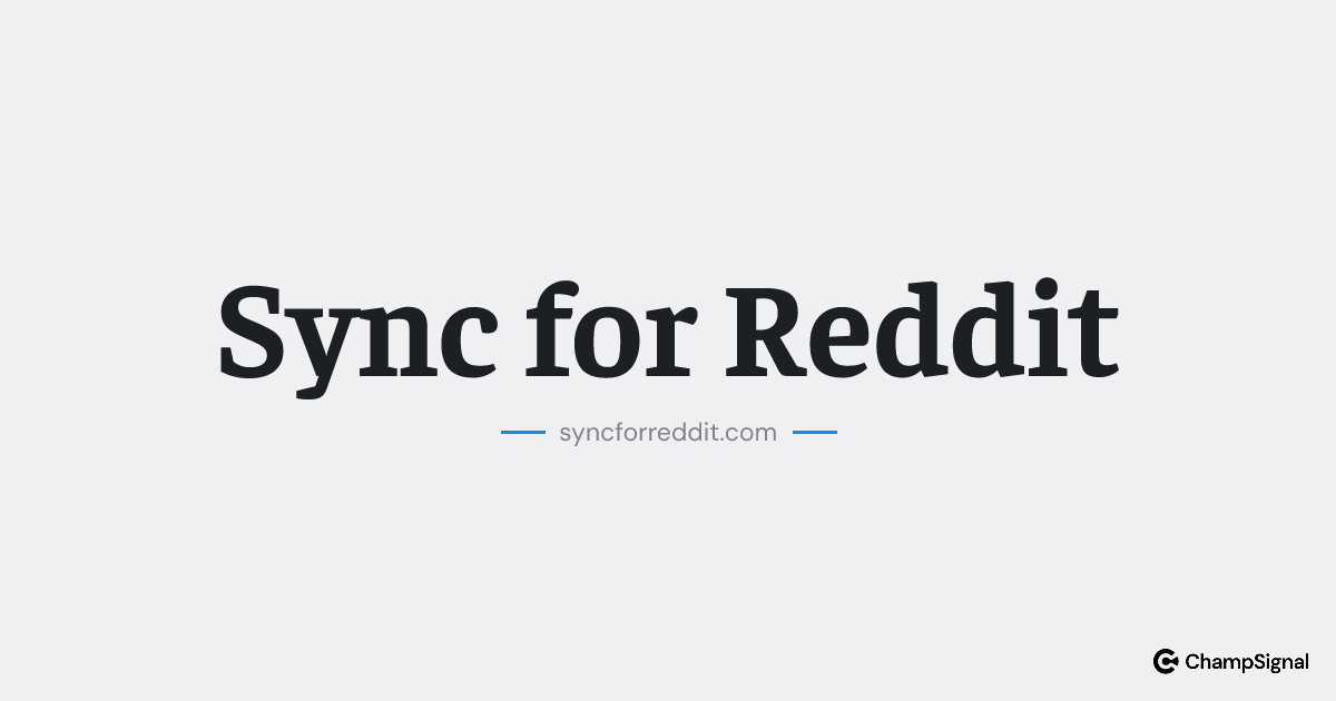 Sync for Reddit image