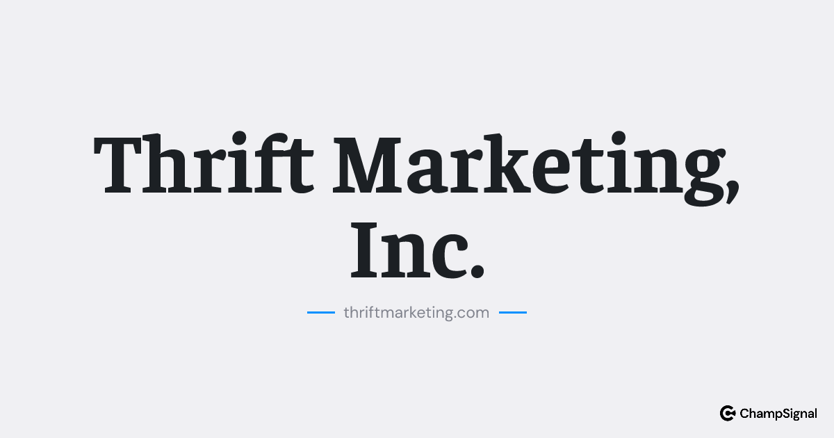 Thrift Marketing, Inc. image