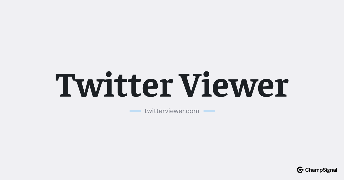 Twitter Viewer image