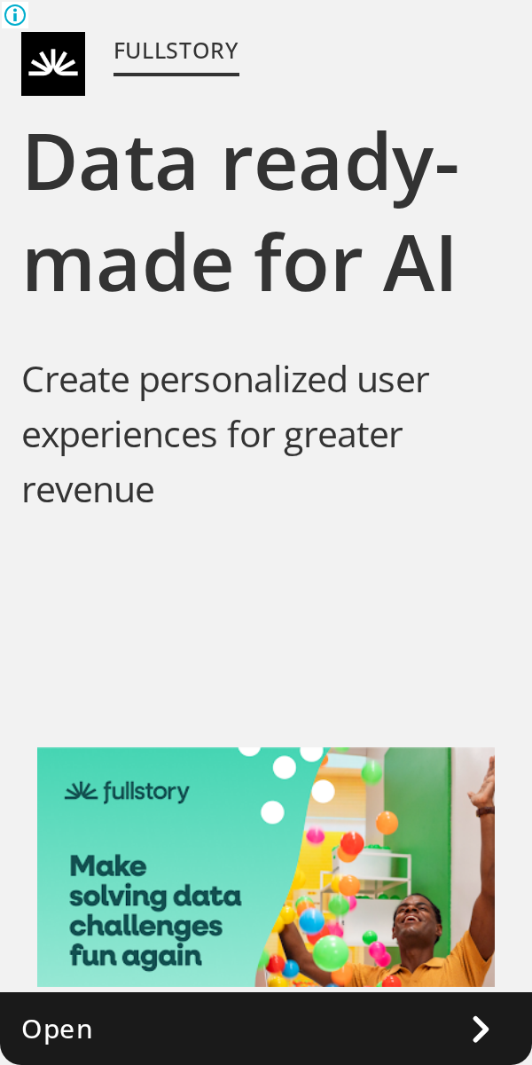 Ad creative for FullStory