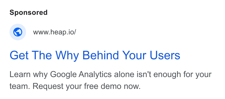 Ad creative for Get The Why Behind Your Users